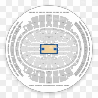 New York Knicks Seating Chart Map Seatgeek - Madison Square Garden, HD Png Download