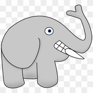 Elephant Cartoon Animal Angry Drawing Character - ช้าง การ์ตูน Png, Transparent Png
