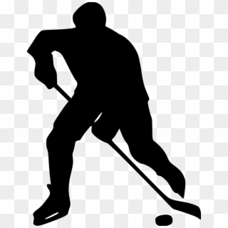 Hockey-player File Size - Hockey Player Silhouette Clip Art, HD Png Download