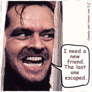 Jack Nicholson In The Shining - Here's Johnny With Axe, HD Png Download