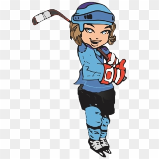 Collection Of Ice High Quality Free - Hockey Player Girl Clip Art Png, Transparent Png