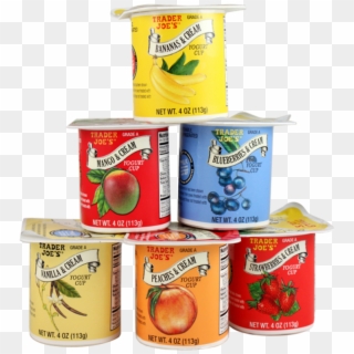 Whole Milk Yogurt Cups - Trader Joe's Mango And Peach Yogurt, HD Png Download