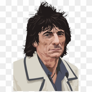 Ronnie Wood The Rolling Stones Musician Rock Artist - Rolling Stones Clipart Png, Transparent Png