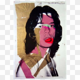 Original Rolling Stones Lps, Posters And General Memorabilia - Andy Warhol Mick Jagger Poster, HD Png Download