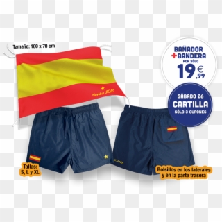 El Bañador Y La Bandera De La Selección - Underpants, HD Png Download