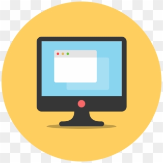 Free-icons Tech - Computer Monitor, HD Png Download