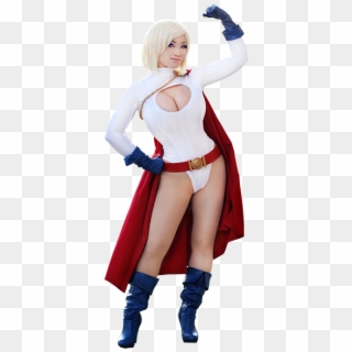 Female Clothes Png Imagefap - Power Girl Cosplay Png, Transparent Png