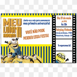Decoração E Festa Dos Minions - Cartoon, HD Png Download
