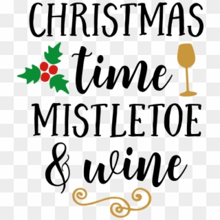 Christmas Wine Svg Free, HD Png Download