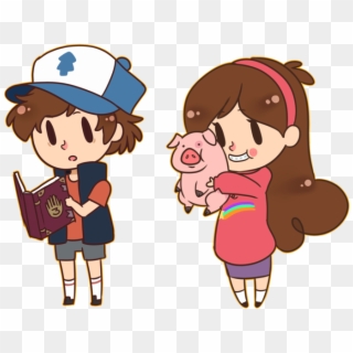 1000 Images About Gravity Falls On Pinterest - Chibi Mabel And Dipper, HD Png Download