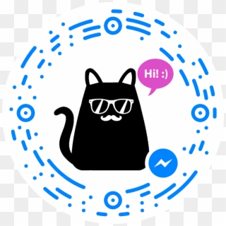 Mica The Hipster Cat Bot, HD Png Download