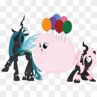 Happy Birthday, Fluffle Puff By Ipandacakes - Mlp Fluffle Puff X Queen Chrysalis, HD Png Download