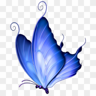 Borboletas Borboleta Azul Png - Blue Butterfly Vector Png, Transparent Png