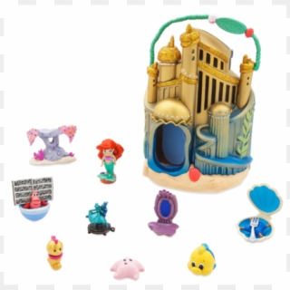 Disney Princesas Animators Littles Castillo Ariel La - Little Mermaid Micro Playset, HD Png Download