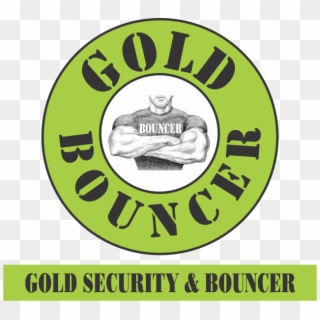 Gold Bouncer Image - Security Guard Clip Art, HD Png Download