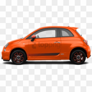 Free Png Download Fiat 500 Orange Png Images Background - Fiat 500 Orange, Transparent Png