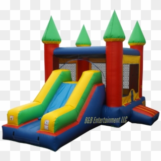 Multi Color Bounce House - Inflatable, HD Png Download