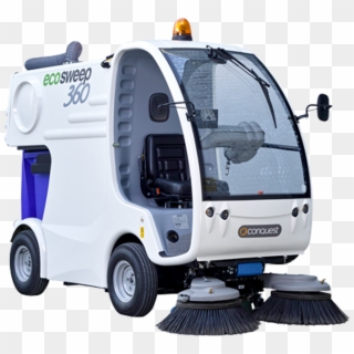 Conquest Eco Sweep 360 Battery Powered Street Sweeper - Street Sweeper Png, Transparent Png