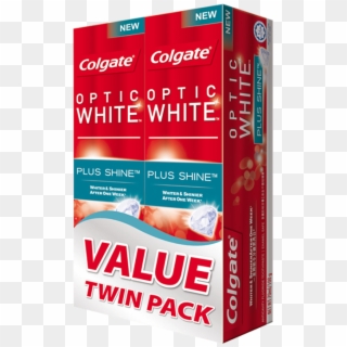 Colgate Optic White Plus Shine Whitening Toothpaste - Book Cover, HD Png Download