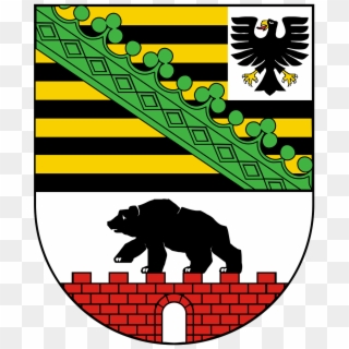 Coat Of Arms Saxony-anhalt Germany - Land Sachsen Anhalt Wappen, HD Png Download