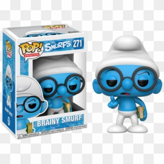 Image - Brainy Smurf Funko Pop, HD Png Download
