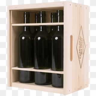 Wooden Wine Boxes - Cupboard, HD Png Download