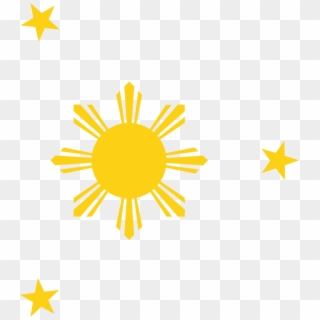 Philippine Flag Sun And Stars, HD Png Download