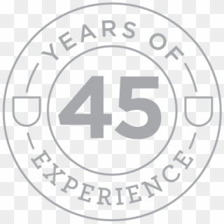 Stamp 45 Years Of Experience - Circle, HD Png Download