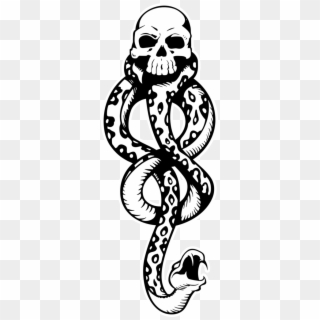 Death Eater Tattoo Drawing, HD Png Download