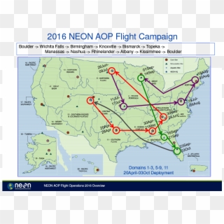 Neon's 2016 Remote Sensing Flight Schedule Now Available - Atlas, HD Png Download