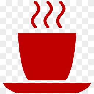 Mug Tea Coffee Hot Beverage Red - Red Coffee Cup Icon, HD Png Download