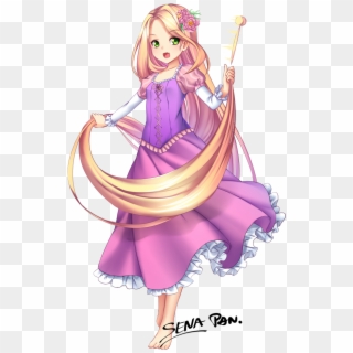 Rapunzel Drawn By Kashi Kosugi - 迪士尼 公主 樂 佩, HD Png Download