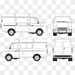 Gazelle Passenger, Bus, Minibus, Passenger, Vector - Gazelle Minibus, HD Png Download