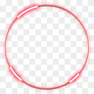 #neon #round #red #freetoedit #circle #frame #border - Purple Border Transparent Circle, HD Png Download