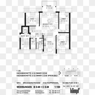 Bc Dm 1 Grundriss - Floor Plan, HD Png Download