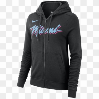 Miami Heat Vice Nights Transparent Background - Miami Heat Nike Hoodie, HD Png Download