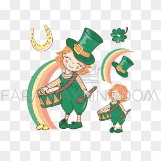 Patrick Clover Saint Patrick Day Vector Illustration - Saint Patrick's Day, HD Png Download