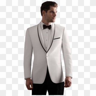 White Waverly Tuxedo - White Tuxedo Suit For Wedding, HD Png Download