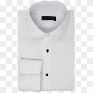 White Tuxedo Shirt - Casual Dress, HD Png Download