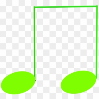 Neon Green Eighth Notes Png - Green Eighth Notes, Transparent Png