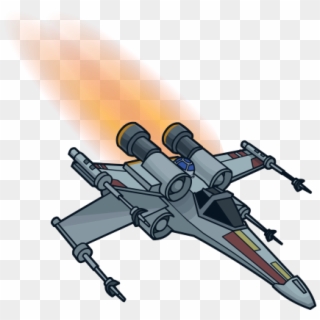 Star Wars Nave Png - Club Penguin Star Wars X Wing, Transparent Png