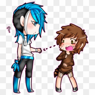Couple Base Holding Hands Chibi, HD Png Download