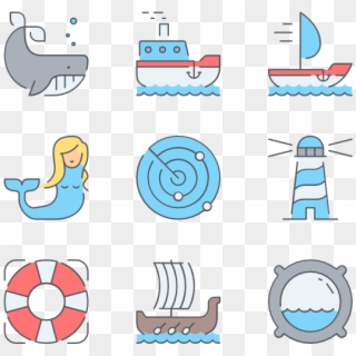 Marine - Navy Icons Png, Transparent Png