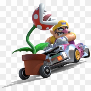 Graphic Black And White Download Image Kart Png Mariowiki - Mario Kart 8 Deluxe Wario, Transparent Png