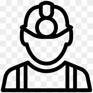 Construction Worker By Icon 54 From Noun Project - Construction Worker Icon, HD Png Download