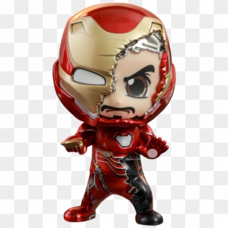 Iron Man Mark L Battle Damaged Cosbaby - Avengers Endgame Iron Man Suit, HD Png Download