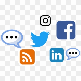 Engaging Audience On Social Media - Follow Us On Twitter And Linkedin, HD Png Download