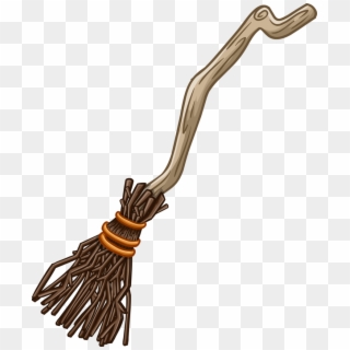 Broom In Png - Witch's Broom, Transparent Png