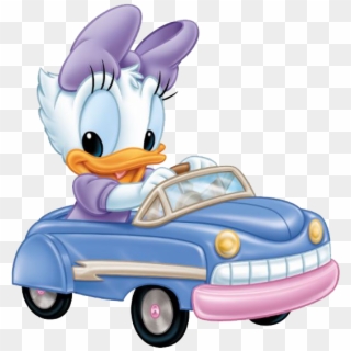<3 Disney Babys <3 - Baby Daisy Duck Car, HD Png Download