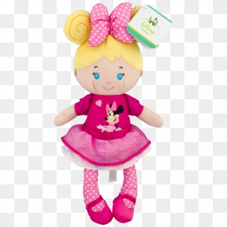 Disney Baby Minnie Mouse Doll, Blonde, - Disney Baby Minnie Mouse Blonde Plush Doll, HD Png Download